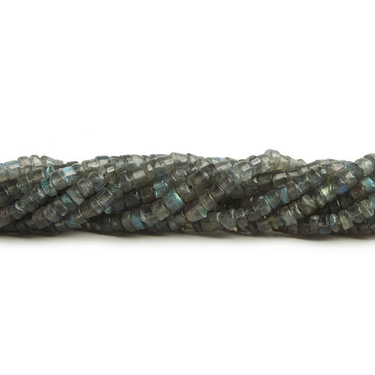 4-4.5mm Labradorite Plain Heishi Beads, 14 inch 135 pcs