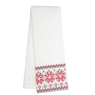 TTWL, Solid White With Red Christmas Bottom 6/pkg