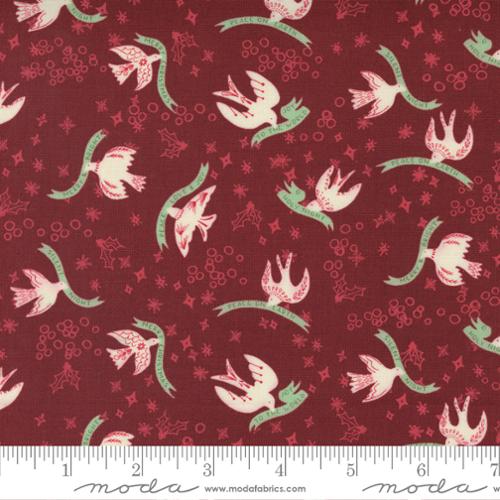 Cheer Merriment Hollyberry 44"/45" Fabric Per Yard