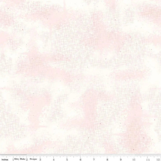 Pink Shabby Coral Cloud Cotton 43"/44" Fabric Per Yard