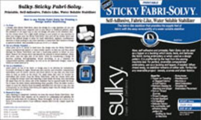 Sticky Fabri-Solvy, 20 in x 36 in