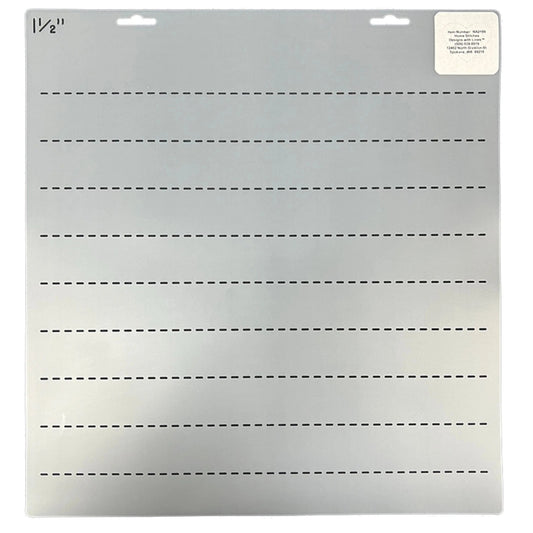2189 1 1/2" Straight Lines 14" Stencil