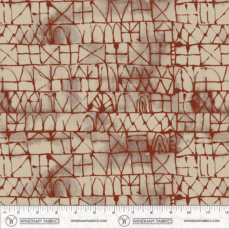 The Flannel One Graphik Klee Taproot Flannel Cotton 42"/43" Fabric Per Yard