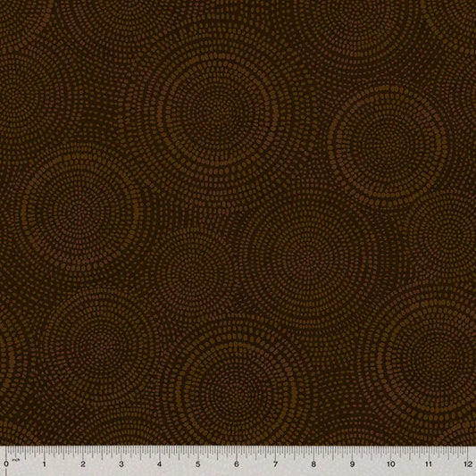 Brown Espresso Radiance Wideback Cotton Fabric per yard