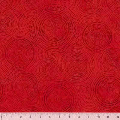 WD Red Radiance Basics 108in Quilt Back