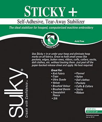Sulky Sticky Stablizer 7.5 in x 9 in