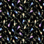 WD Serafina Black Festive Flock