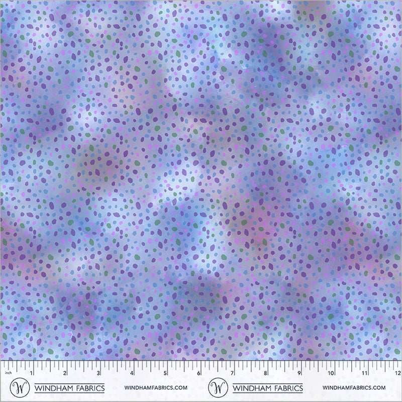 Violeta Speckle Cornflower 44"/45" Cotton Fabric Per Yard