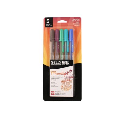 Gelly Roll Moonlight 06 Fine 5pk Twilight