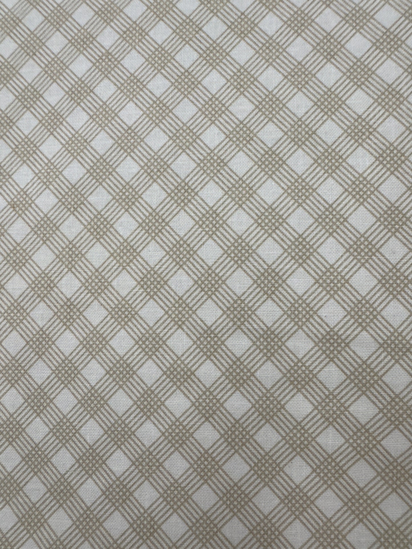 MO Snowman Gatherings Gingham Cream