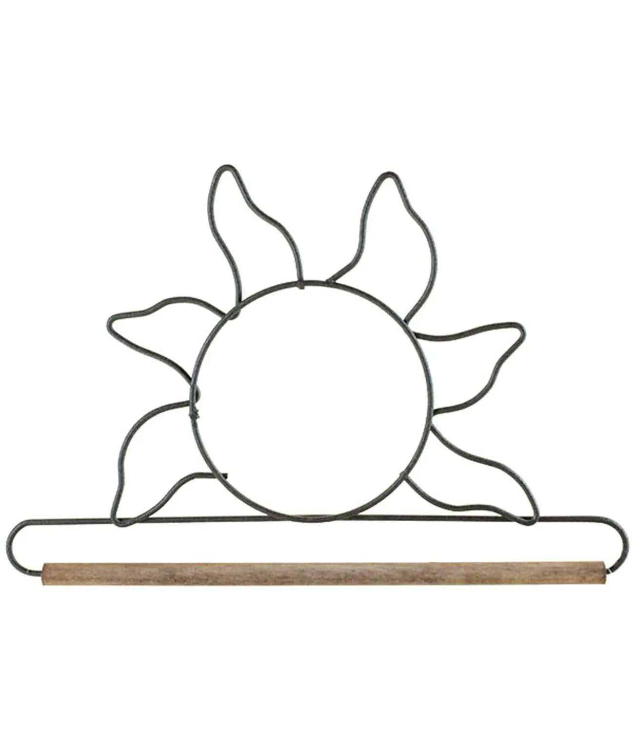 6in Sun with Dowel Gray