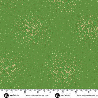 Spritz Metallic Spritz Holly 44"/45" Cotton Fabric Per Yard