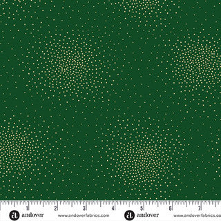 Spritz Metallic Spritz Pine 44"/45" Cotton Fabric Per Yard