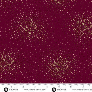Spritz Metallic Spritz Wine 44"/45" Cotton Fabric Per Yard