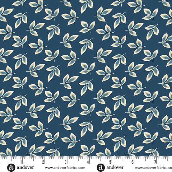 Special Delivery Jewelweed Indigo 44"/45" Cotton Fabric Per Yard