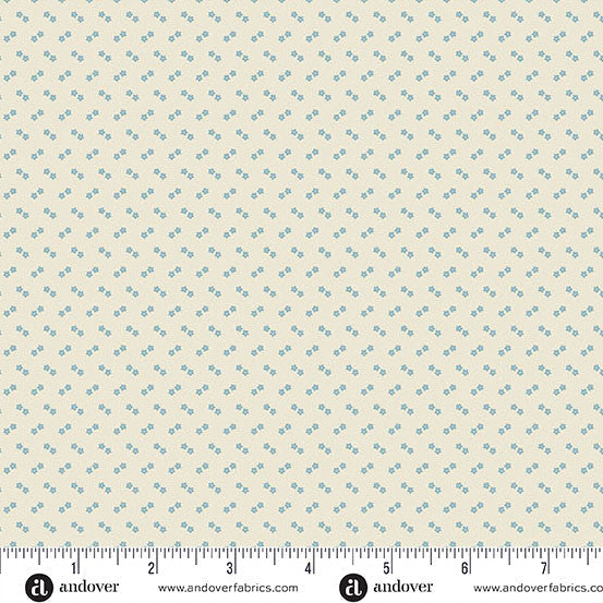 Special Delivery Double Daisy Airy 44"/45" Cotton Fabric Per Yard