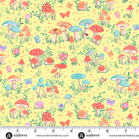 MA Fairy Dust Toadstool Yellow