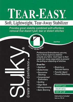 Tear-Easy Sulky 20 in x 36 in x 1 yd