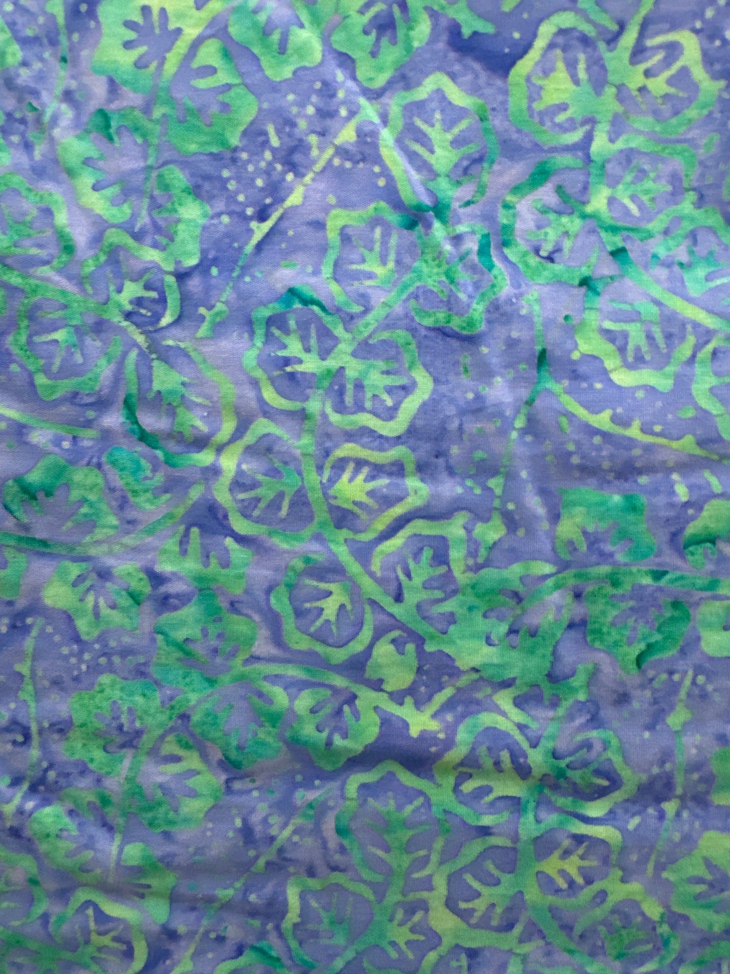 AN Green Vines on Purple