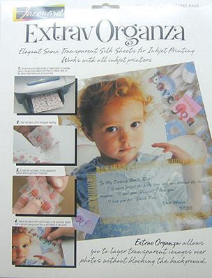 Extrav Organza 8.5inx11in 5/pk