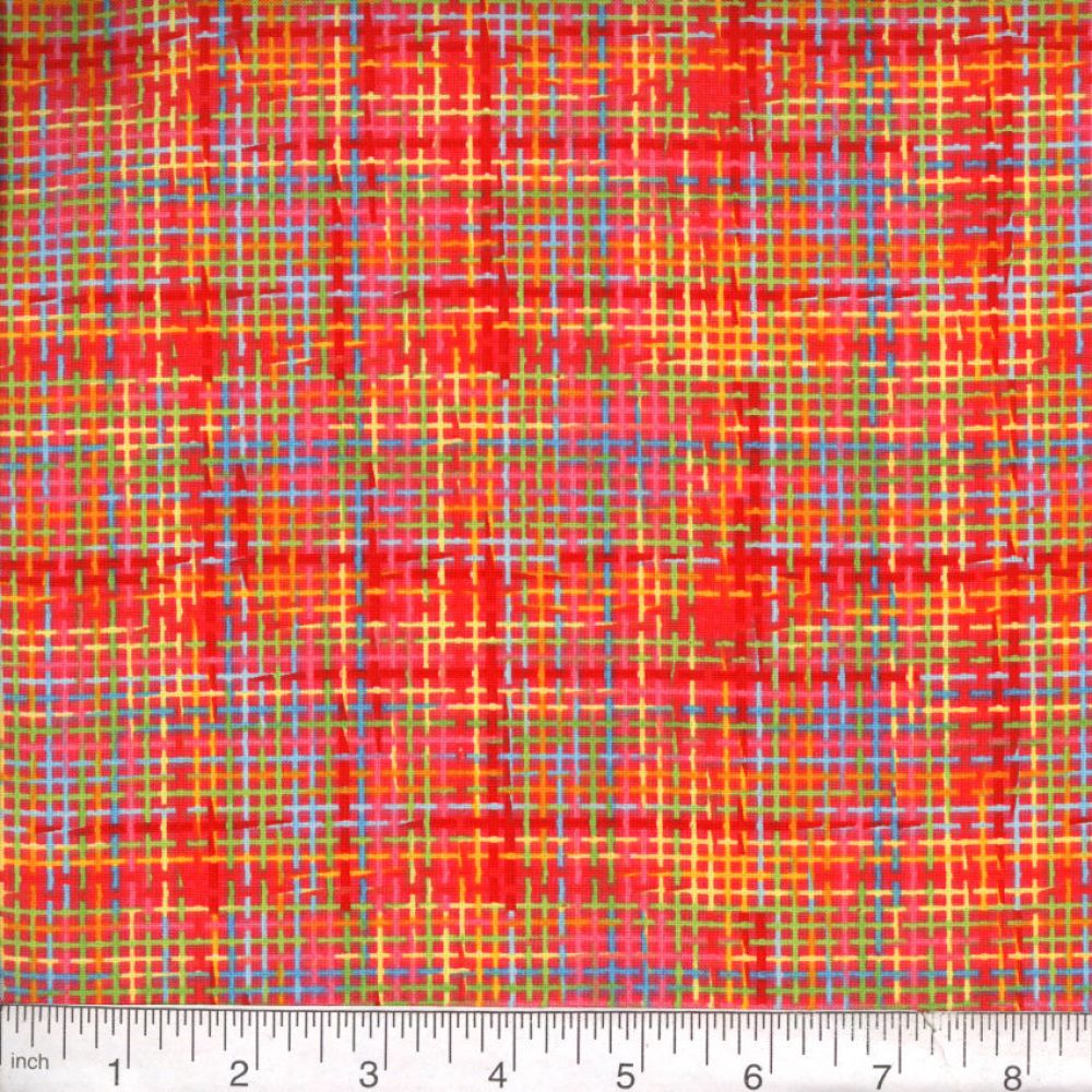 Tomato Red Zapper 45" wide Fabric per yard