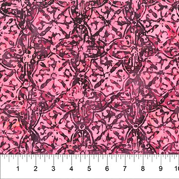Banyan 80613-28 FLORENTINE PINK ON PINK 45" wide fabric per yard