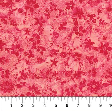 Banyan 80633-24 - Rose Parade Circles Raspberry 45" wide fabric per yard