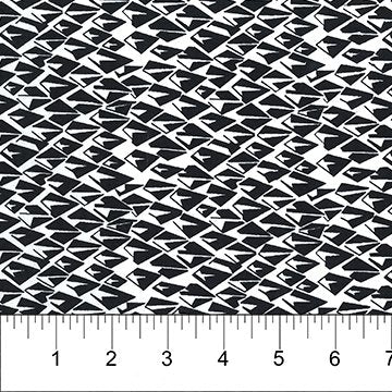 Banyan 81204-990 CLASSICS OPAL (Diamond Black on White) 45" wide fabric per yard