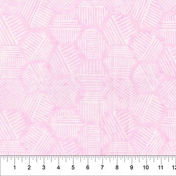 Banyan 81700-20 Hexies - Pastel Pink 45" wide fabric per yard