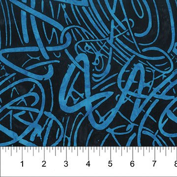Banyan 83084-99 SCRIBBLES - Scribbles - Black 45" wide fabric per yard
