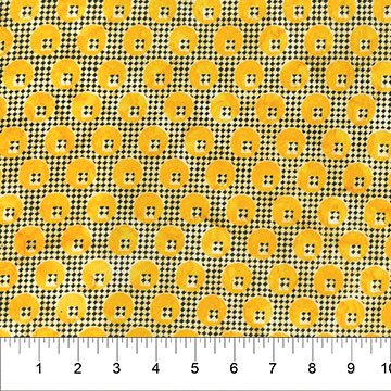 Banyan 83098-54 DOT PLAID - Sunshine Yellow 45" wide fabric per yard