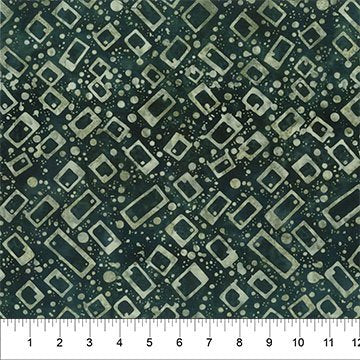 Banyan 83145-78 Quilting Is My Voice - Angled Mod Graphic - Forest Green 45" wide fabric per yard