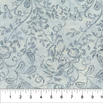 Banyan 83180-92 GARDEN SPIRIT Floral Spray - Smoke 45" wide fabric per yard