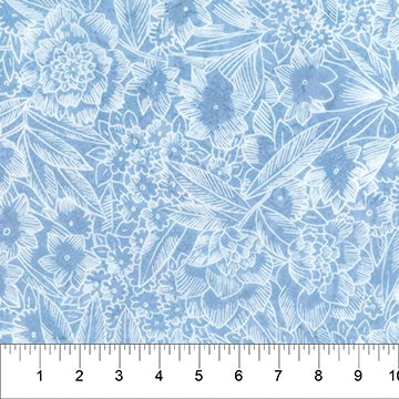 Banyan 83240-800 - NATURE'S BEAUTY - Pen & Ink - Seashell 45" wide fabric per yard