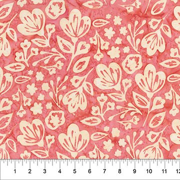 Banyan 83490-22 Blossom Main Flower - Sweet Pink 45" wide fabric per yard