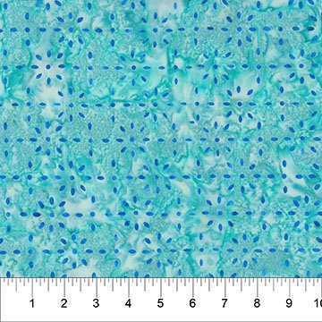 Banyan 83552-65 CELEBRATING 250 YEARS Small Burst - Blue Green 45" wide fabric per yard