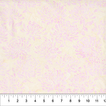 Water Lilies Blush 44"/45" Cotton Fabric Per Yard