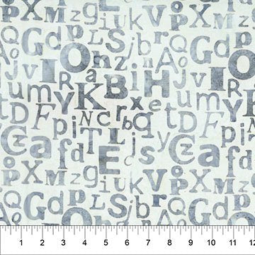 Banyan 83810-13 - Abstraction - Alpha - Light Sea Fog 45" wide fabric per yard