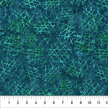 Banyan 83812-49 - Abstraction - Crosshatch Midnight 45" wide fabric per yard