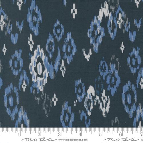 Boho Haven Deep Sea Cotton 44"/45" Fabric Per Yard
