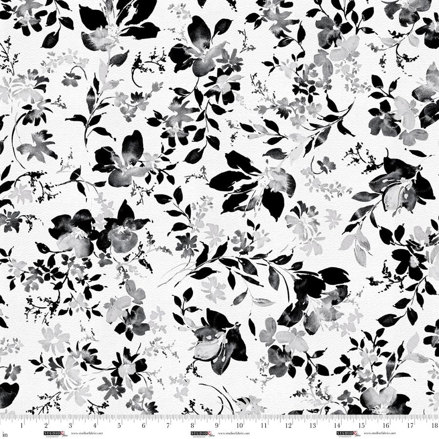 Garden Whispers 118" Off-White Cotton Wideback Fabric (3/4 yard pack)