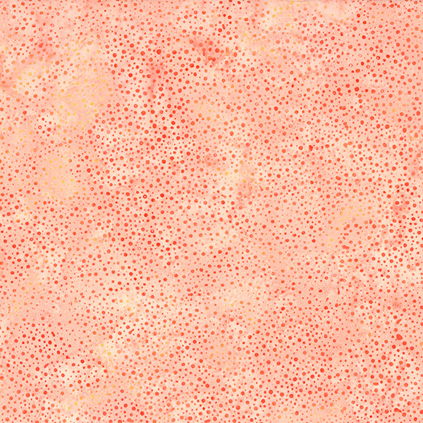 Bali Dots Batik Sherbet 44"/45" Fabric Per Yard