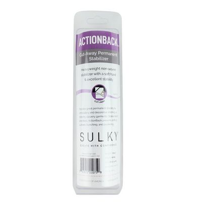 Action Back - 8 in x 6 yd roll - White