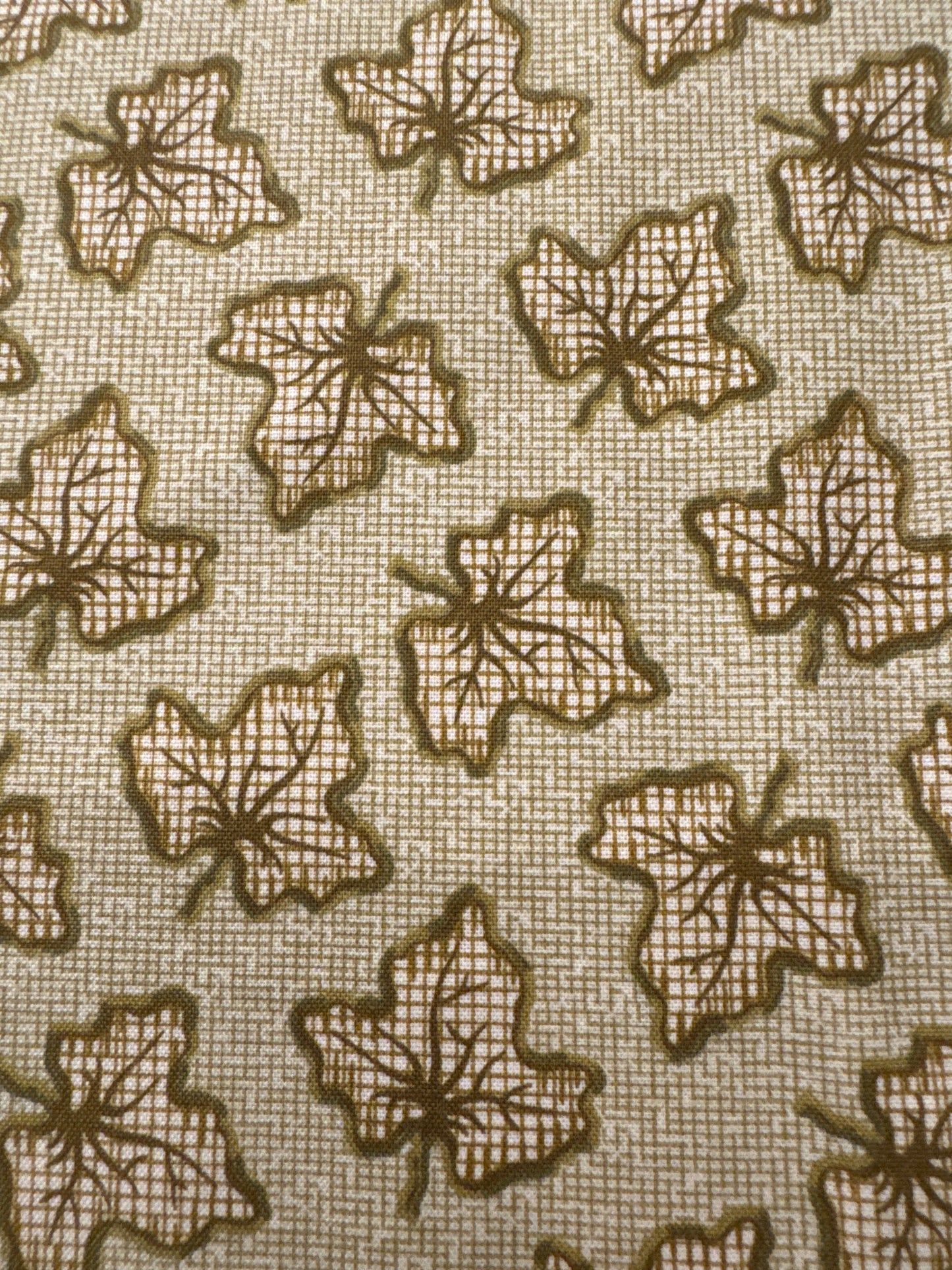 AN Practical Magic Tossed Leaves Burlap
