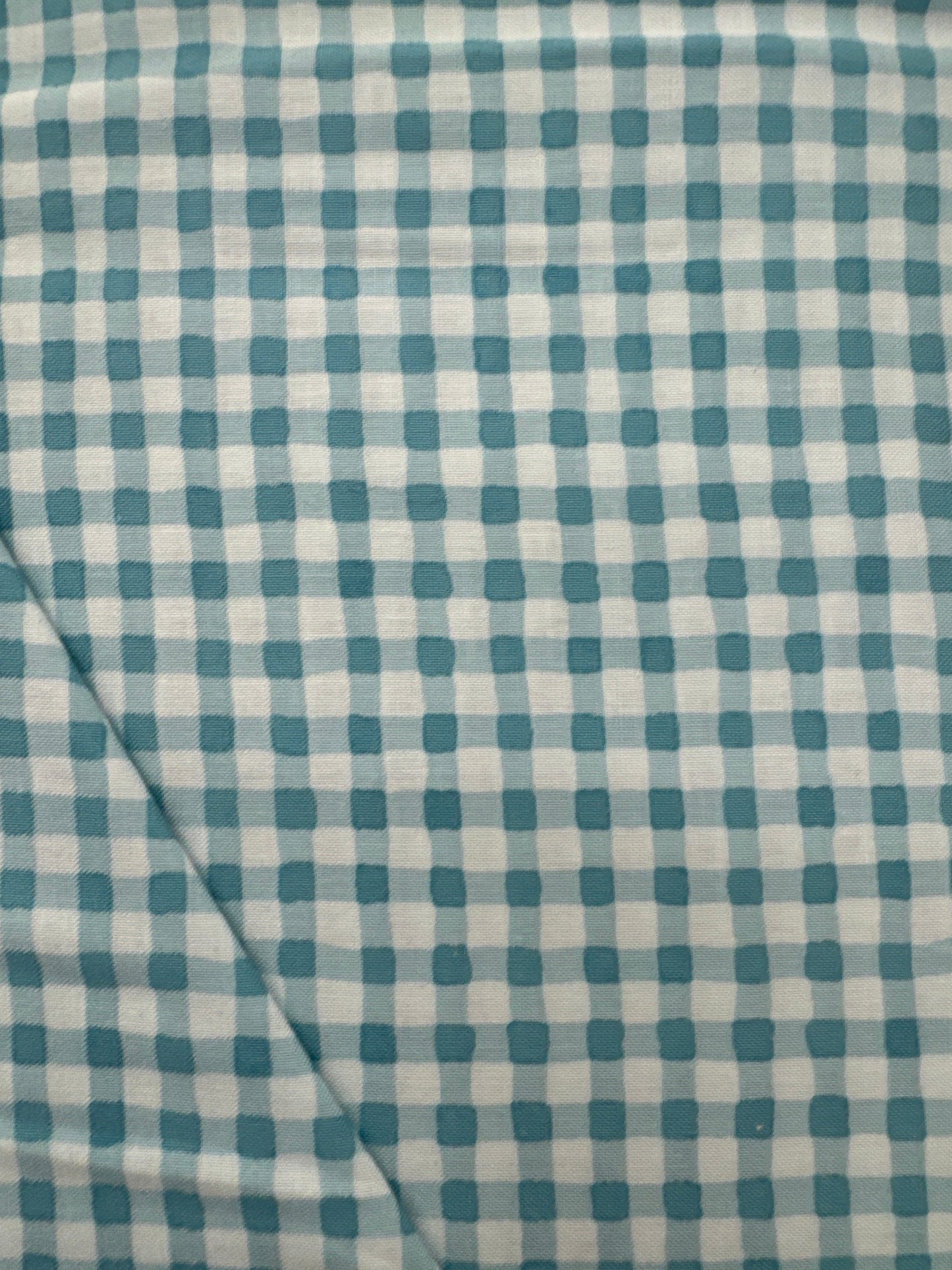 WL Sunflower Sweet Gingham Plaid Blue
