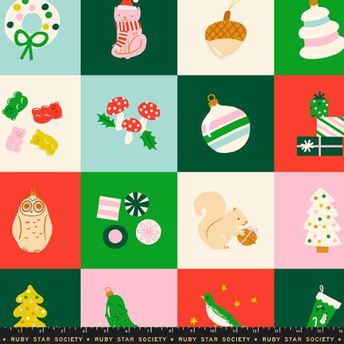 Merry Happy Panel Lollipop 43"/44" Fabric Per Yard