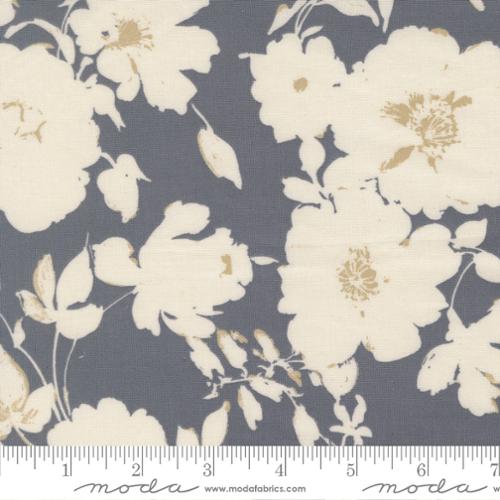 Dark Blue Arabesque Dusk 108" Cotton Wideback Fabric Per Yard