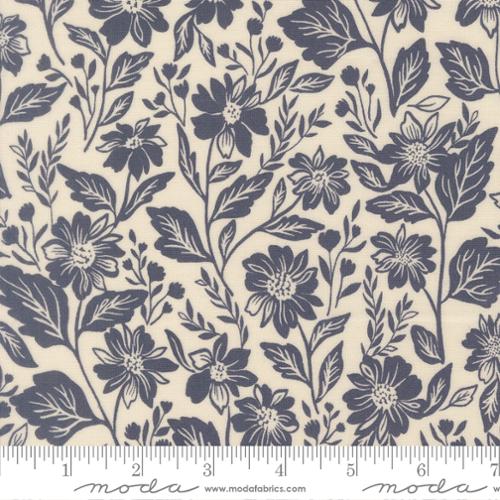 True Love Romance Blooms Cream 44"/45" Cotton Fabric Per Yard