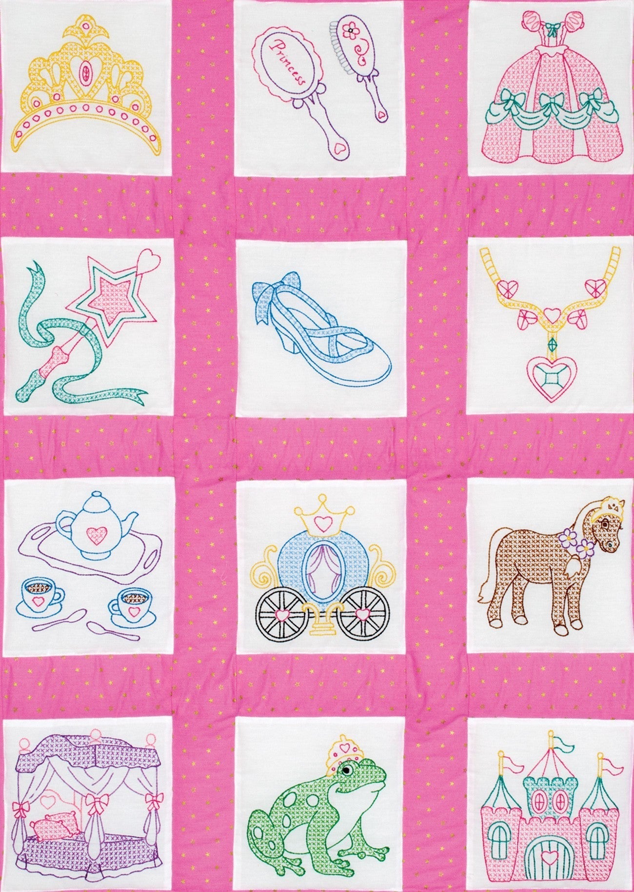 9in Quilt Square Theme Princess