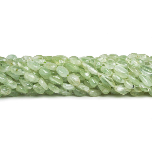 9mm Prehnite Beads Plain Oval Beads, 14 inch